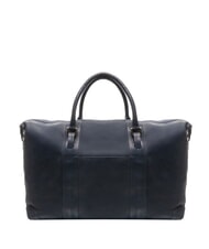 PIQUADRO CAMPIONARIO - SARTORIA 2 Large leather duffel bag with shoulder strap blue/pitti - Duffle bags - 4