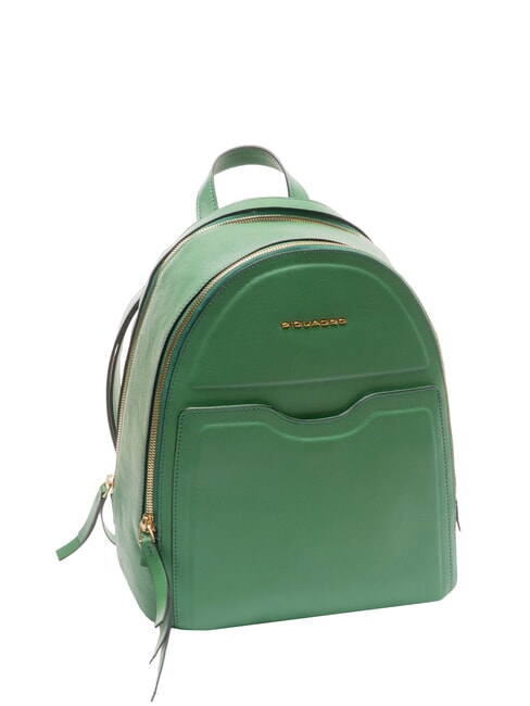 CAMPIONARIO - GEA  Leather tablet holder backpack GREEN - Women&rsquo;s Bags