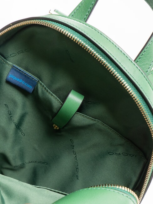 CAMPIONARIO - GEA  Leather tablet holder backpack GREEN - Women&rsquo;s Bags