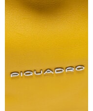PIQUADRO CAMPIONARIO -  DAFNE  Leather one-shoulder Yellow - Women&rsquo;s Bags - 3