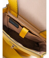 PIQUADRO CAMPIONARIO -  DAFNE  Leather one-shoulder Yellow - Women&rsquo;s Bags - 5