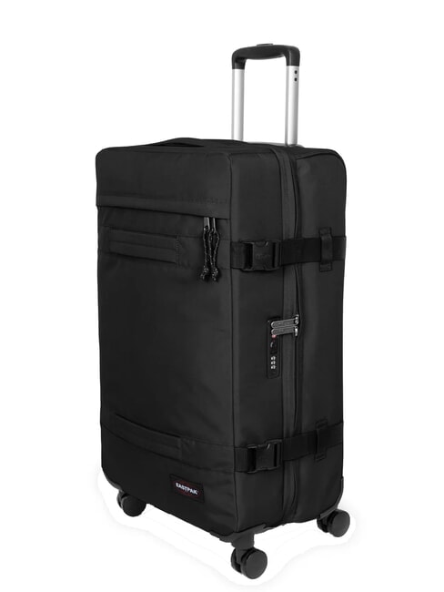TRANSIT'R 4 M + Medium Trolley BLACK - Semi-rigid Trolley Cases