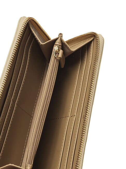SCRIPT Large zip-around wallet beige - Women’s Wallets