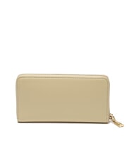 LOVE MOSCHINO SCRIPT Large zip-around wallet beige - Women’s Wallets - 3