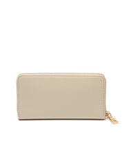 LOVE MOSCHINO SCRIPT Large zip-around wallet ivory - Women’s Wallets - 3