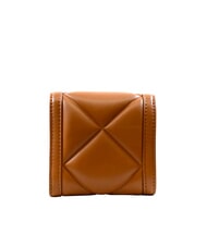 LOVE MOSCHINO LOVE EMBOSSED Small coin purse wallet camel - Women’s Wallets - 4