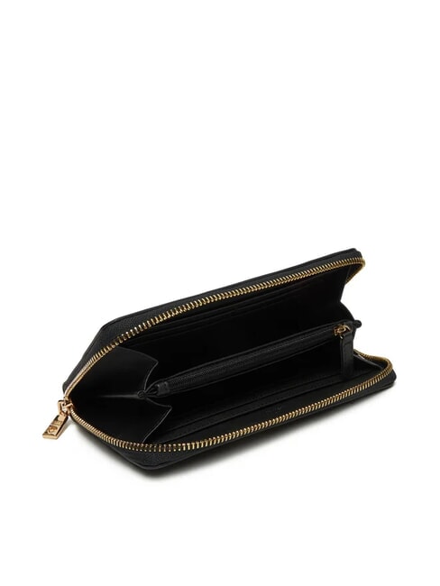 QUILTED Large zip-around wallet Black - Women’s Wallets