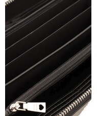 LOVE MOSCHINO LAMINATED BOLD LOVE Large wallet with wristlet po00bx - Women’s Wallets - 2