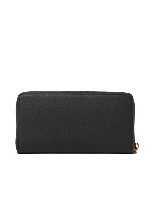 LOVE EMBOSSED Large zip-around wallet Black - Women’s Wallets