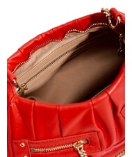 LOVE MOSCHINO BAGGY Shoulder bag with pockets RED - Women’s Bags - 4