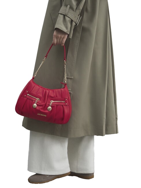 BAGGY Shoulder bag with pockets RED - Women’s Bags