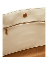 LOVE MOSCHINO LOVEBUG Shoulder shopping bag with pocket ivory - Women’s Bags - 4