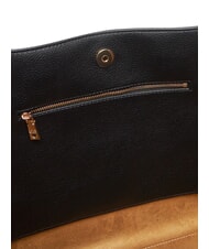 LOVE MOSCHINO LOVEBUG Shoulder shopping bag with pocket Black - Women’s Bags - 4