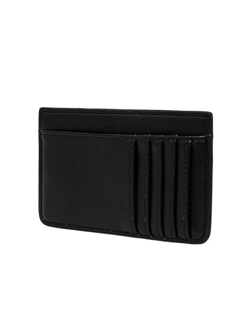 QUILTED Quilted flat card holder Black - Women’s Wallets