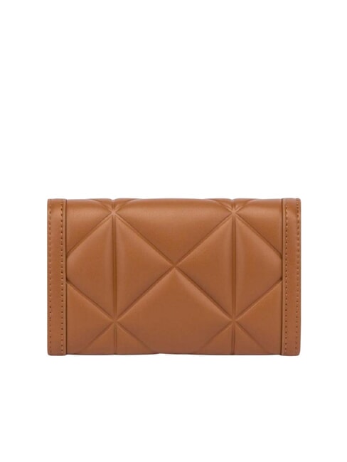 LOVE EMBOSSED Large wallet with flap camel - Women’s Wallets