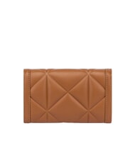 LOVE MOSCHINO LOVE EMBOSSED Large wallet with flap camel - Women’s Wallets - 3