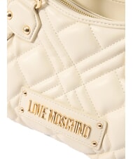 LOVE MOSCHINO QUILTED Handbag with shoulder strap ivory - Women’s Bags - 4