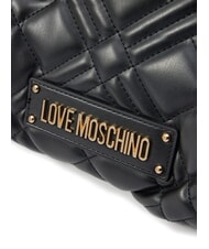 LOVE MOSCHINO QUILTED Handbag with shoulder strap Black - Women’s Bags - 3
