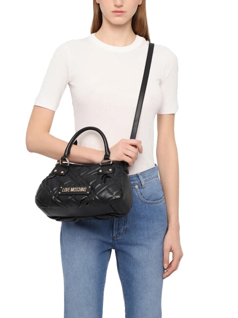 QUILTED Handbag with shoulder strap Black - Women’s Bags