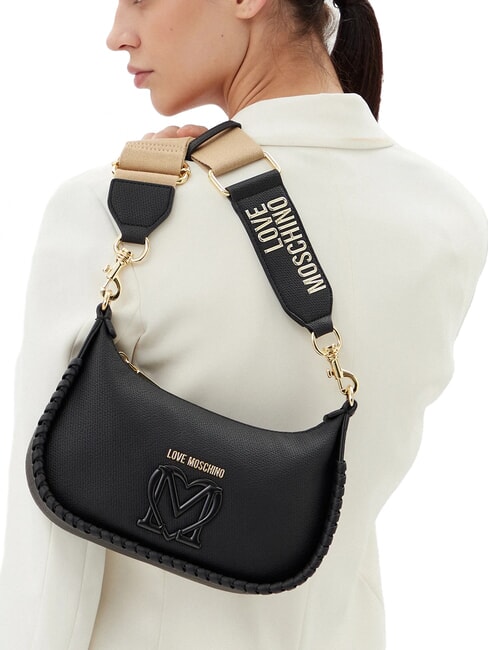 BRAIDED Shoulder bag Black - Women’s Bags