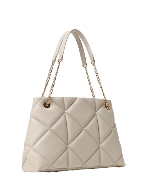 GEOMETRIC Chain Handle Shoulder Bag ivory - Women’s Bags