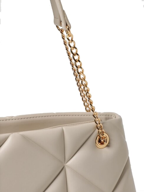 GEOMETRIC Chain Handle Shoulder Bag ivory - Women’s Bags