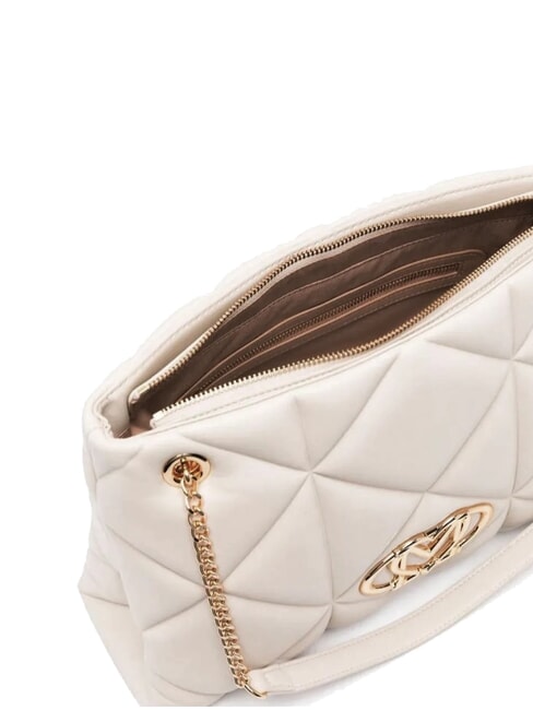 GEOMETRIC Chain Handle Shoulder Bag ivory - Women’s Bags