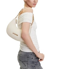 LOVE MOSCHINO JEWEL Shoulder bag ivory - Women’s Bags - 5