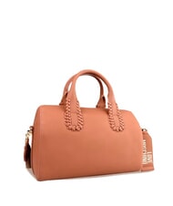 LOVE MOSCHINO BRAIDED Shoulder bag with shoulder strap camel - Women’s Bags - 4