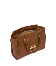 LOVE MOSCHINO BRAIDED Handbag with shoulder strap camel - Women’s Bags - 4