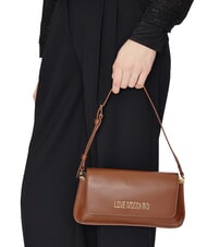 LOVE MOSCHINO LOGO LETTERING Shoulder bag camel - Women&rsquo;s Bags - 5