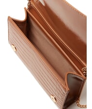 LOVE MOSCHINO CROCO Shoulder bag camel2 - Women&rsquo;s Bags - 4