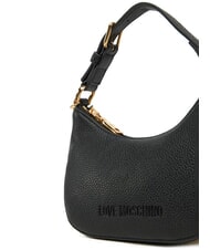 LOVE MOSCHINO GIANT Mini handbag with shoulder strap Black - Women’s Bags - 3