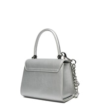 LOVE MOSCHINO BOLD LOVE Briefcase bag with shoulder strap silver - Women’s Bags - 2