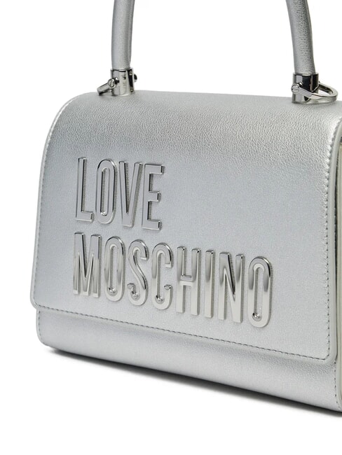 BOLD LOVE Briefcase bag with shoulder strap silver - Women’s Bags