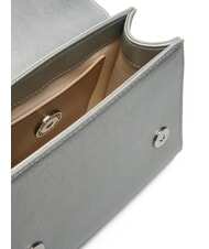 LOVE MOSCHINO BOLD LOVE Briefcase bag with shoulder strap silver - Women’s Bags - 4