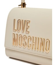 LOVE MOSCHINO BOLD LOVE Mini handbag with shoulder strap ivory - Women’s Bags - 3