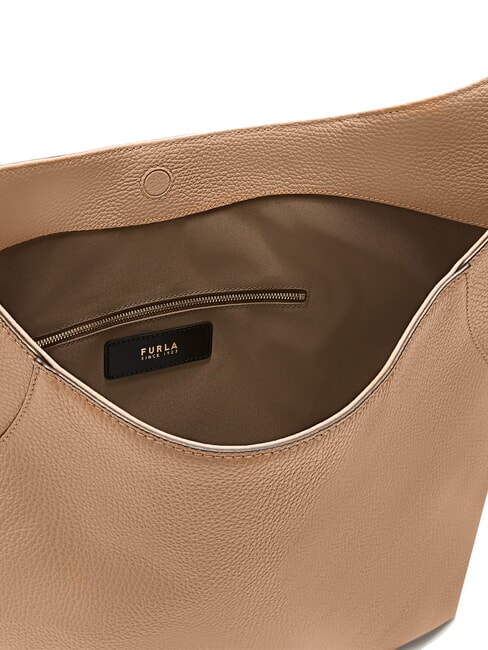 LARA Leather shoulder bag desert - Women’s Bags