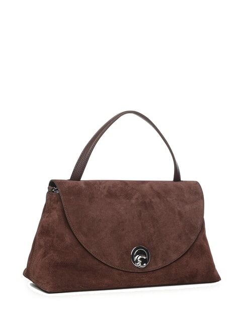 NIKLA SUEDE BIM Handbag, with shoulder strap brunette - Women’s Bags