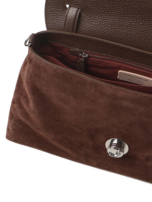 NIKLA SUEDE BIM Handbag, with shoulder strap brunette - Women’s Bags