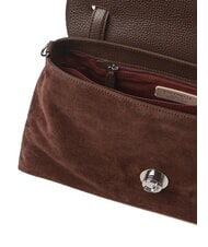 COCCINELLE NIKLA SUEDE BIM Handbag, with shoulder strap brunette - Women’s Bags - 4