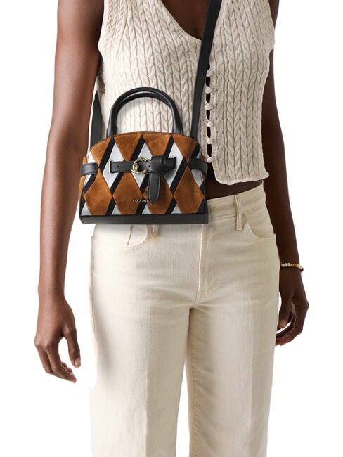 SABINE Handbag, with shoulder strap BLOSSOM / NOIR - Women’s Bags