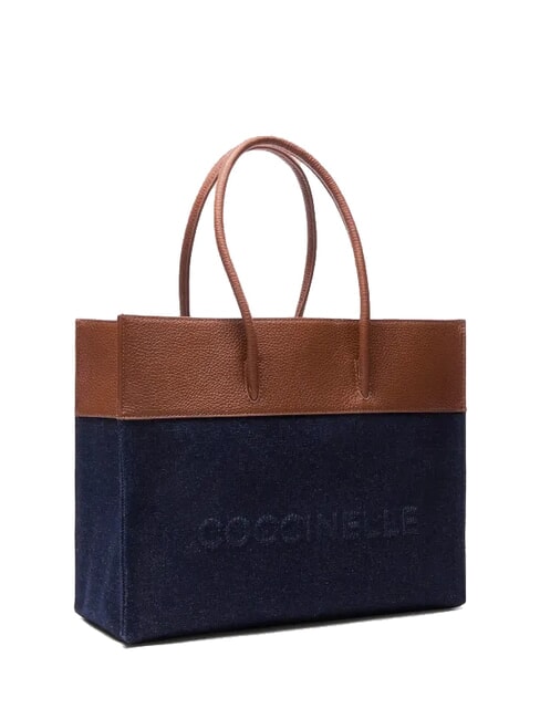 MYRTHA DENIM Shoulder bag blue den/cognac - Women’s Bags