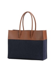 COCCINELLE MYRTHA DENIM Shoulder bag blue den/cognac - Women’s Bags - 3