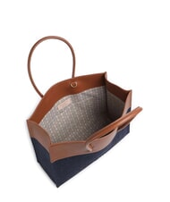 COCCINELLE MYRTHA DENIM Shoulder bag blue den/cognac - Women’s Bags - 4