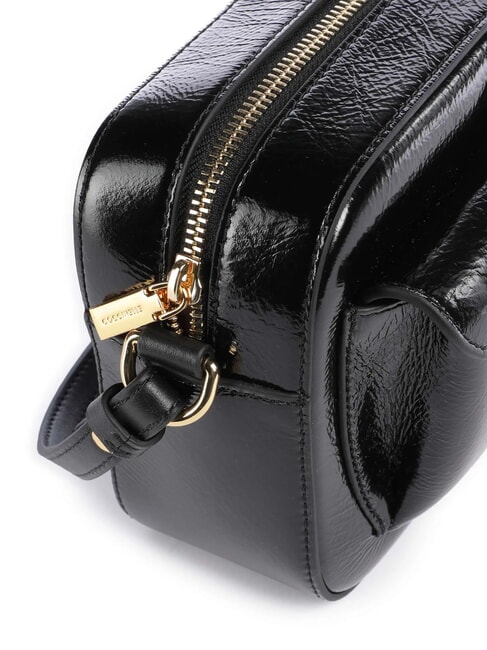 BEAT SHINY WRINKLED Mini shoulder bag Black - Women’s Bags