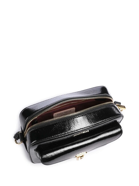 BEAT SHINY WRINKLED Mini shoulder bag Black - Women’s Bags