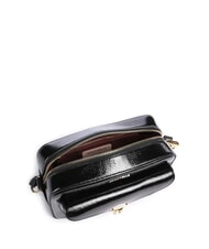 COCCINELLE BEAT SHINY WRINKLED Mini shoulder bag Black - Women’s Bags - 4