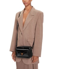 COCCINELLE BEAT SHINY WRINKLED Mini shoulder bag Black - Women’s Bags - 5