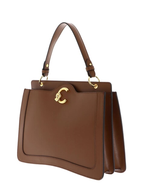 C-ME CALF Handbag, with shoulder strap cognac - Women’s Bags